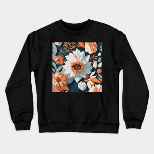 Floral Symphony pattern Crewneck Sweatshirt